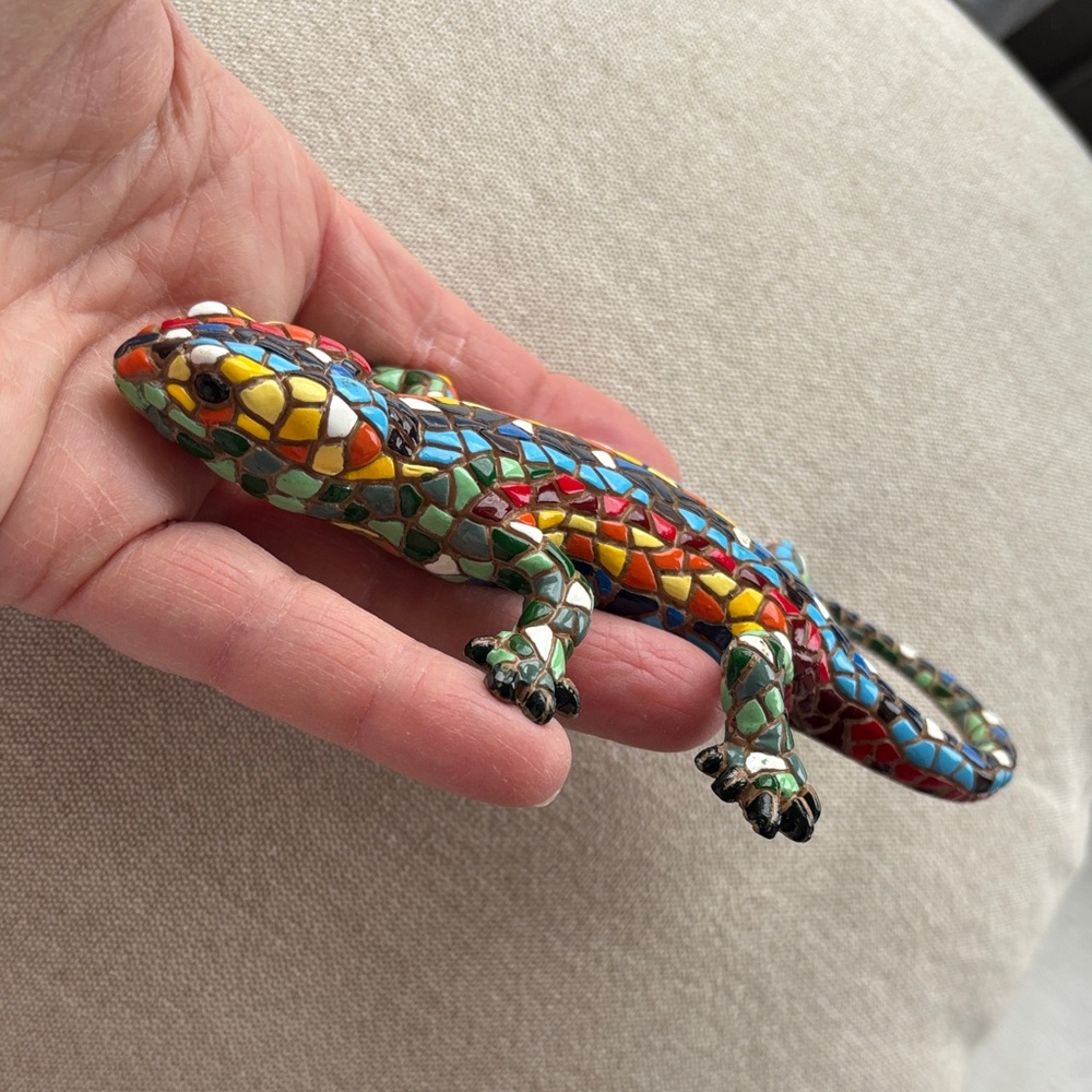 Colorful Mosaic Gecko/Salamander Reptile Decor - Picture 5 of 6